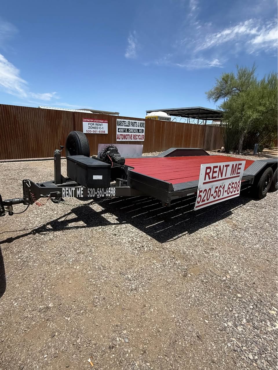 20ft Car Hauler — Drive-Over Fenders